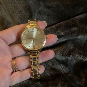 Nine West rose gold watch